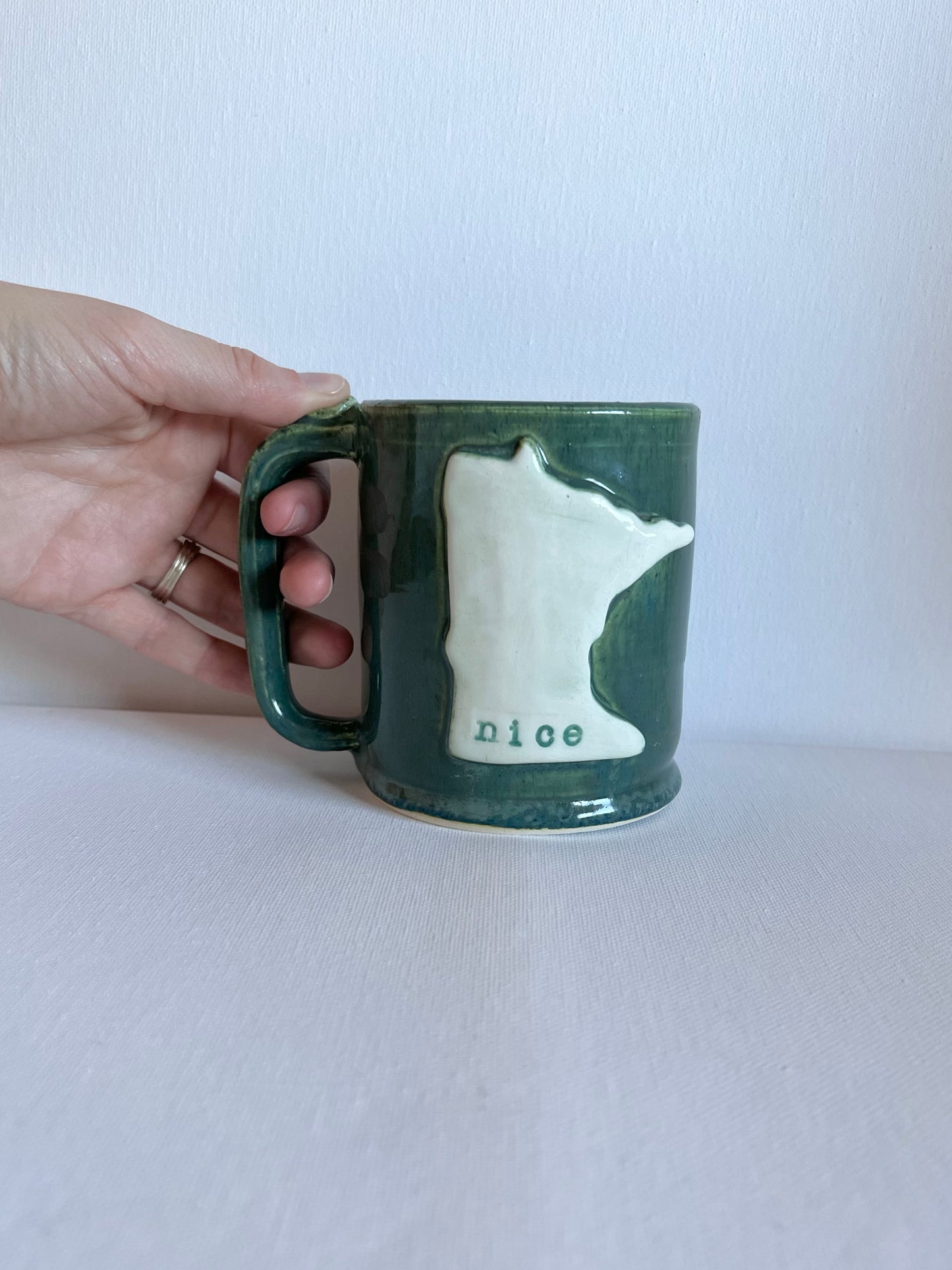 NICE GREEN MN MUG