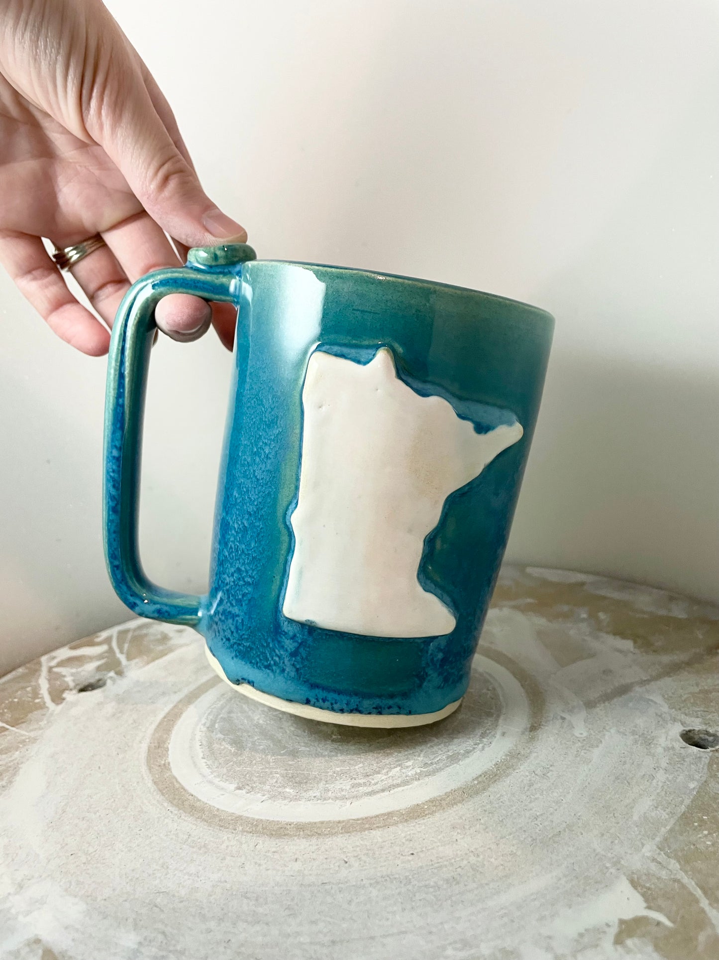 AQUA GREEN {MN} MUG